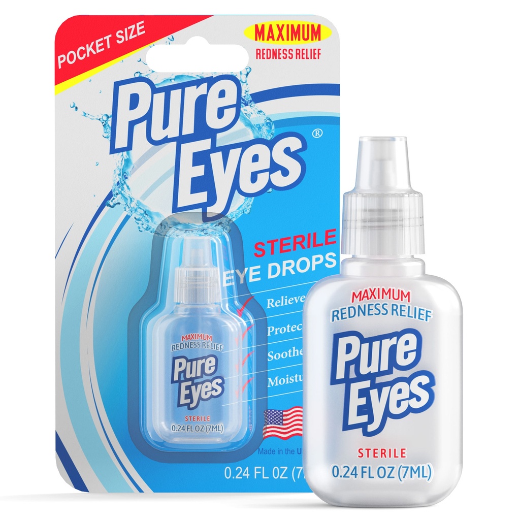Clear Eyes Øjendråber - 6ml - ( Pure eyes )